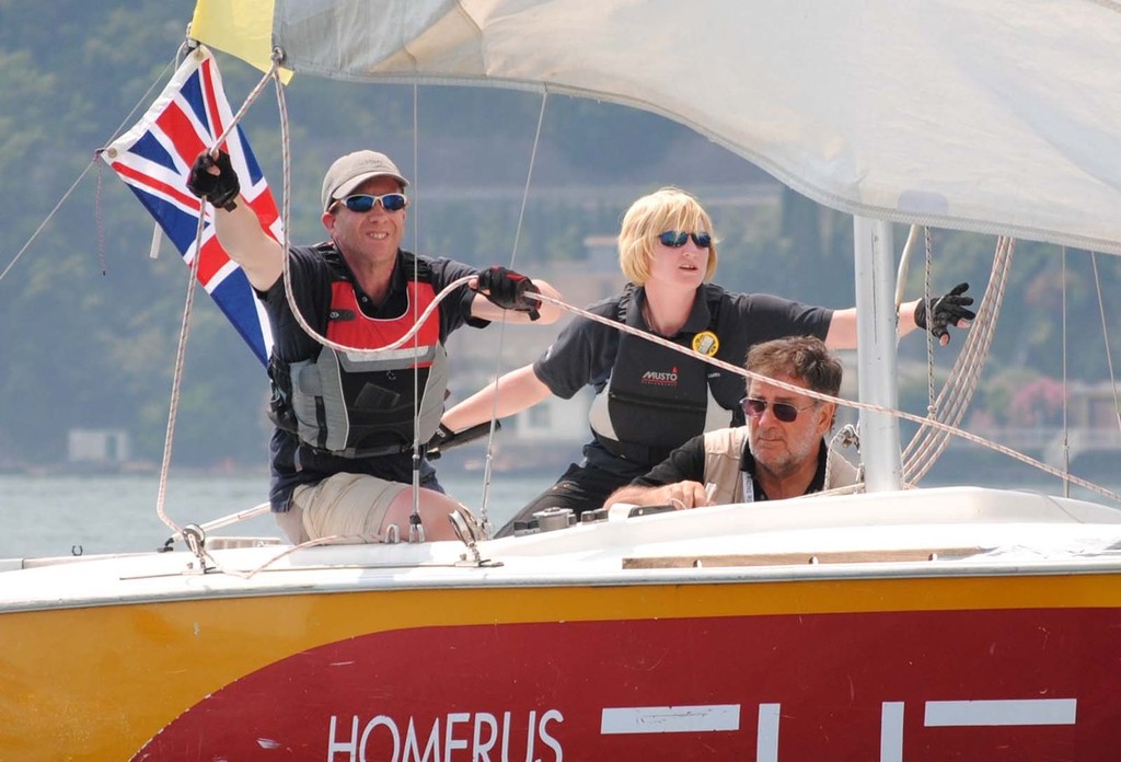 Lucy Hodges & Toby Davey (GBR) IFDS Blind Match Racing International Champions (B2) © David Staley - copyright
